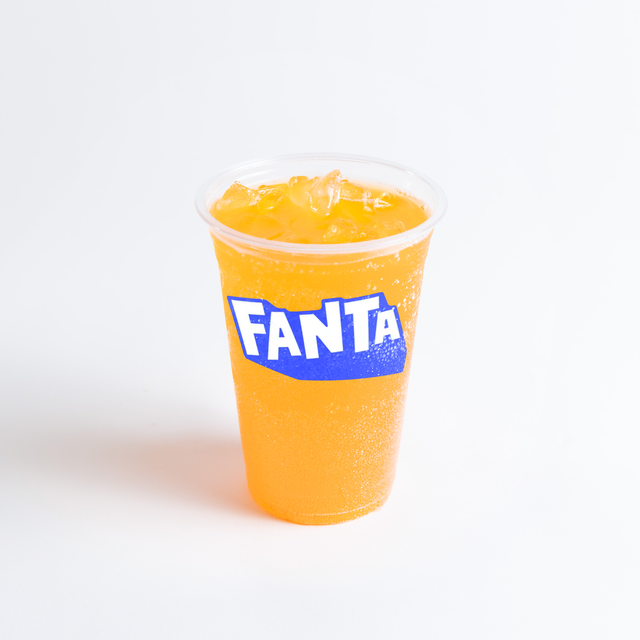 Fanta Glass Bottle Orange.