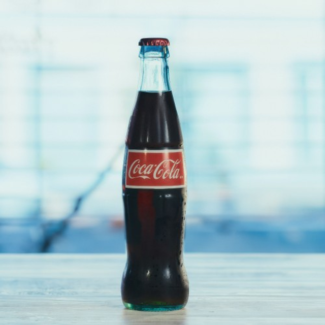 Coke Glass Bottle.
