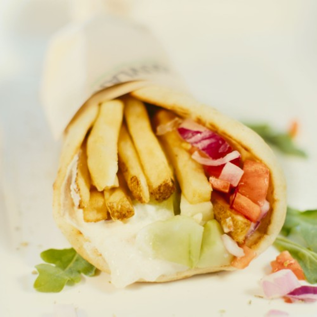 VEGETERIAN PITA WRAP.