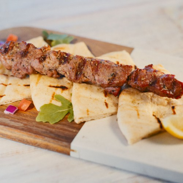 Individual Pork Skewer.